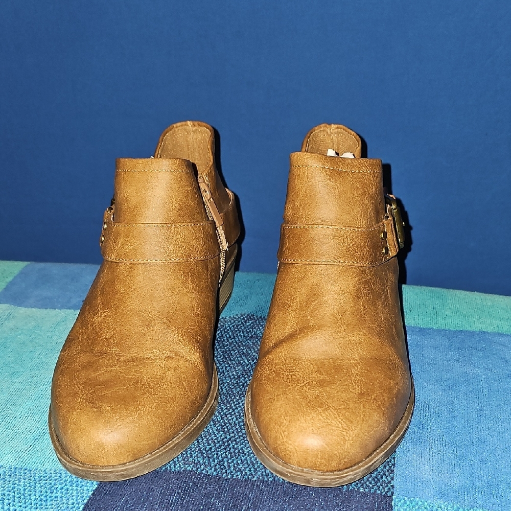 Torrid Brown Buckle Ankle Bootie 11W
